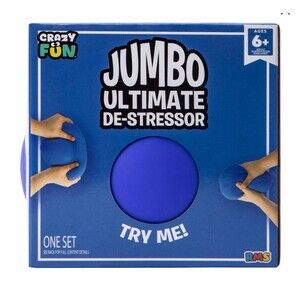 Jumbo Ultimate De-Stressor Big Blue Squishy Ball Brand New Viral Fidget Toy